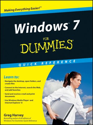 cover image of Windows 7 For Dummies Quick Reference